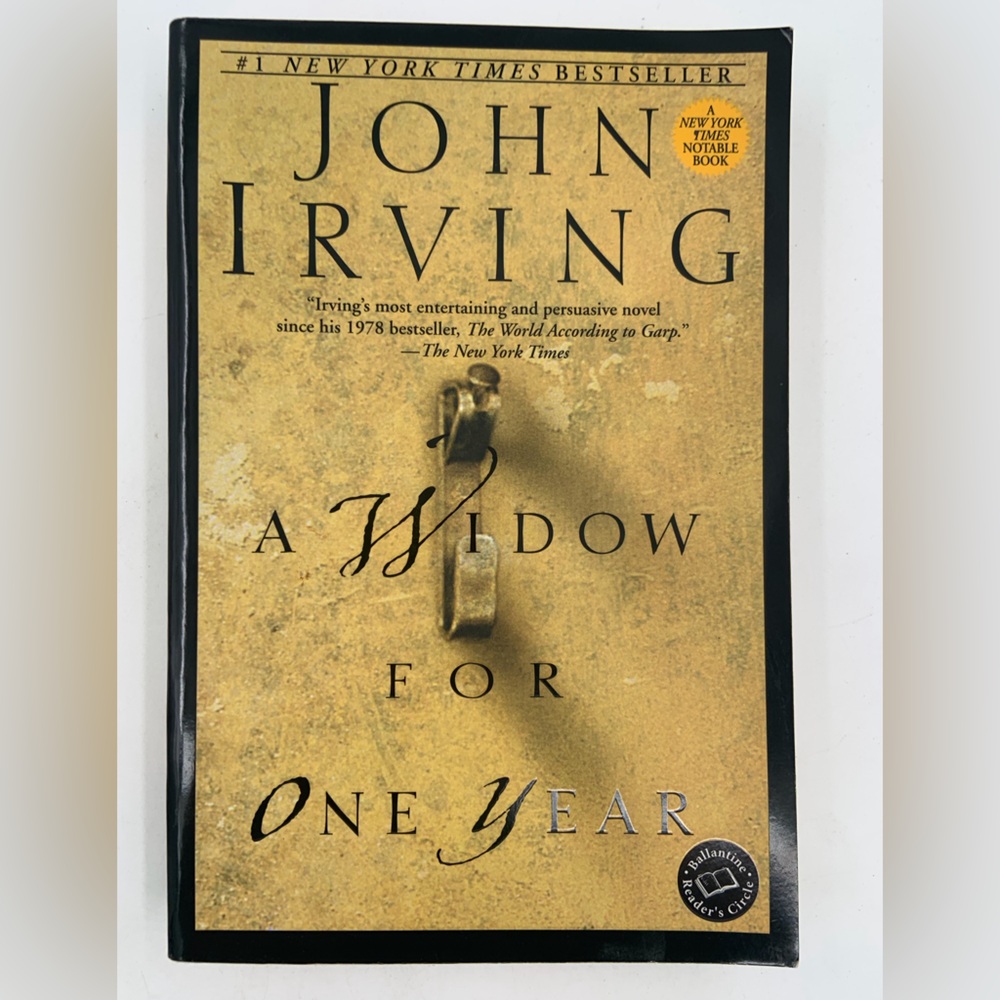 🌹New List🌹NWT A Widow for One Year - Book by John Irving - NYT Notable